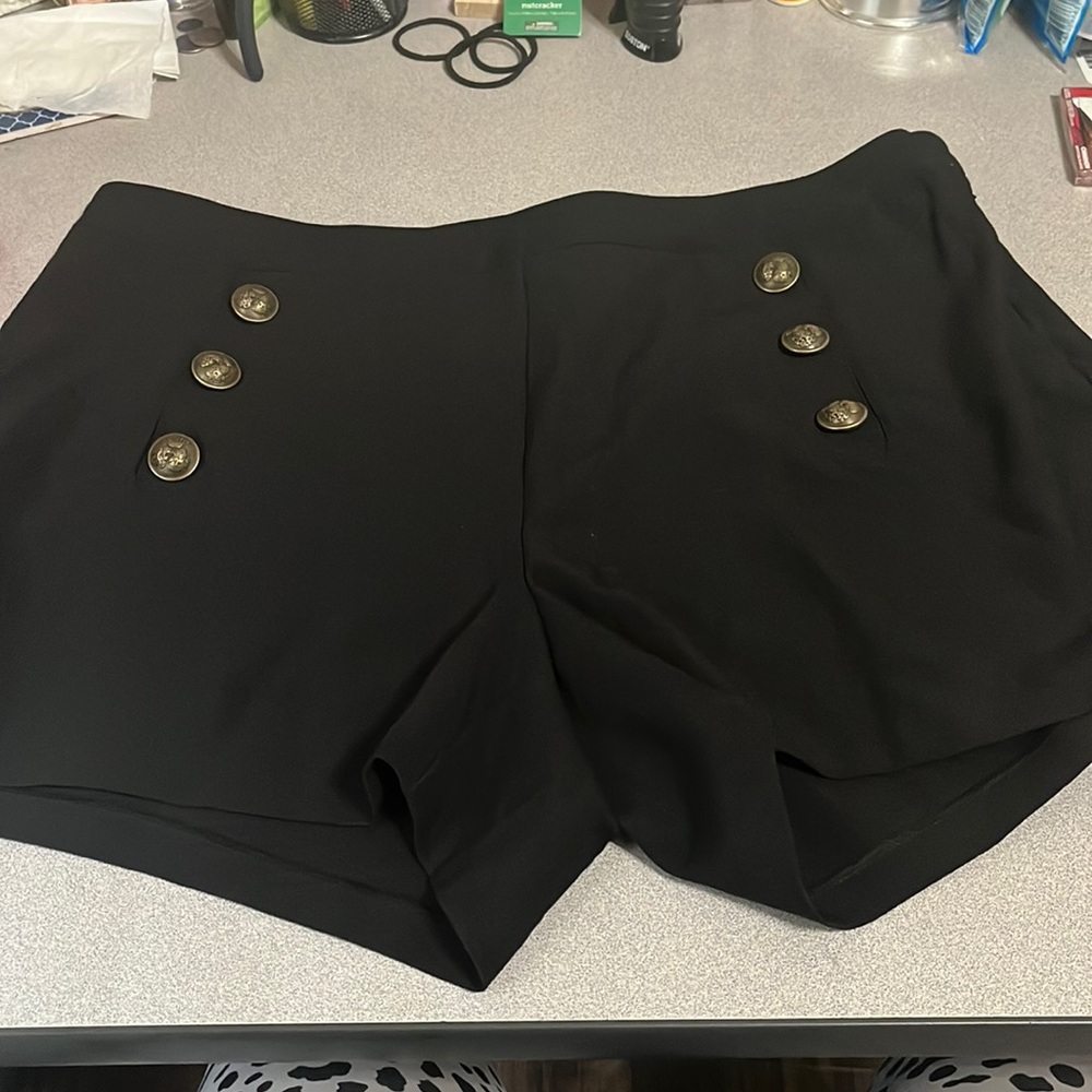Black shorts